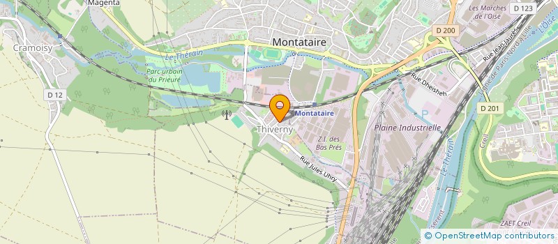 localisation de l'entreprise EQUIN SEREIN  THIVERNY