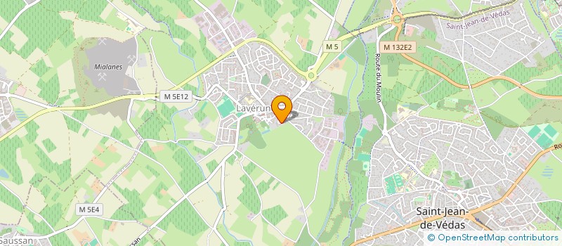 localisation de l'entreprise EQUINA-FIT  LAVERUNE