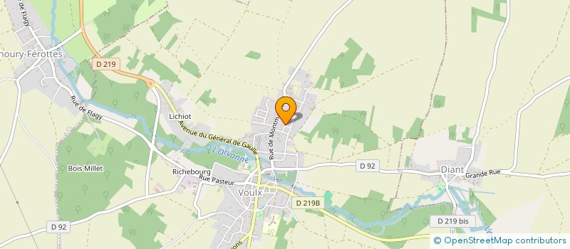 localisation de l'entreprise EQUINETHICS  VOULX