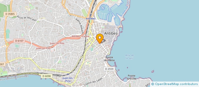 localisation de l'entreprise EQUINOX à ANTIBES