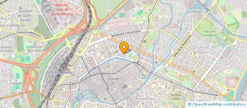 localisation de l'entreprise EQUINOX à STRASBOURG