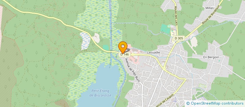 localisation de l'entreprise EQUINOX  BISCARROSSE