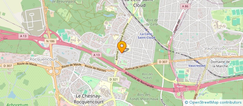 localisation de l'entreprise EQUINOX CONSEIL  LA CELLE-SAINT-CLOUD