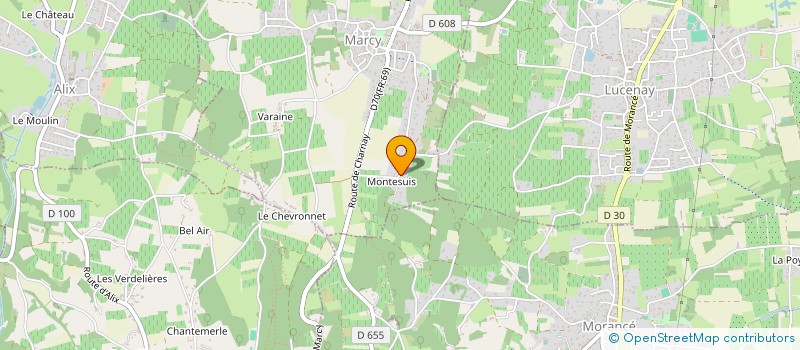 localisation de l'entreprise EQUINOXE  MARCY