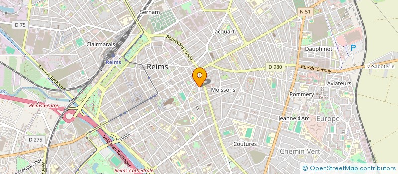 localisation de l'entreprise EQUINOXE à REIMS