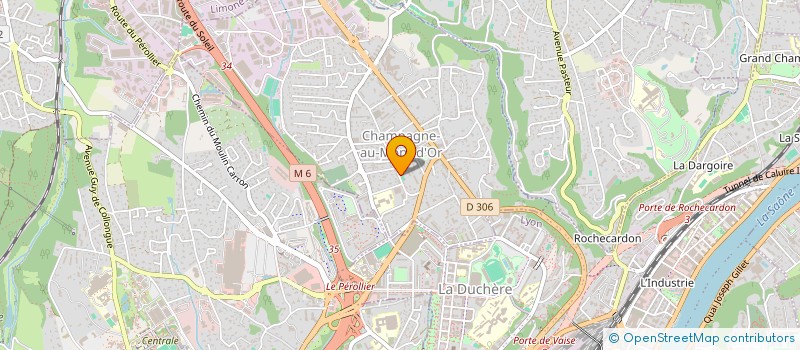 localisation de l'entreprise EQUINOXE  CHAMPAGNE-AU-MONT-D'OR