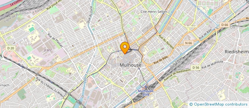 localisation de l'entreprise EQUINOXE à MULHOUSE