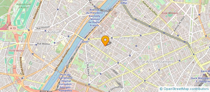 localisation de l'entreprise EQUINOXE à PARIS