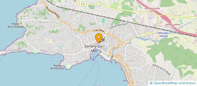 localisation de l'entreprise EQUINOXE  SANARY-SUR-MER