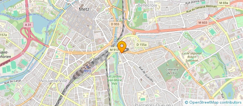 localisation de l'entreprise EQUINOXE à METZ