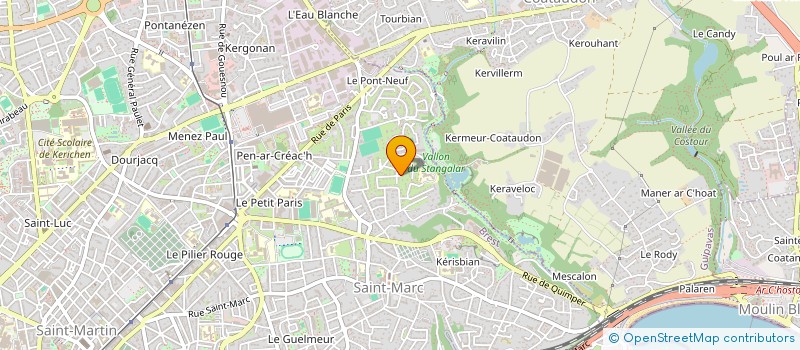 localisation de l'entreprise EQUINOXE à BREST