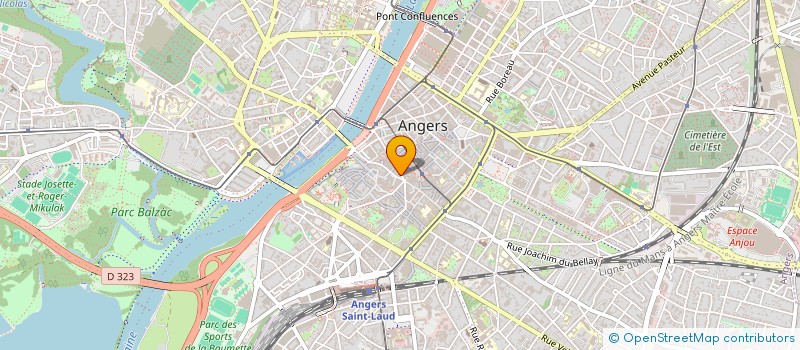 localisation de l'entreprise EQUINOXE à ANGERS