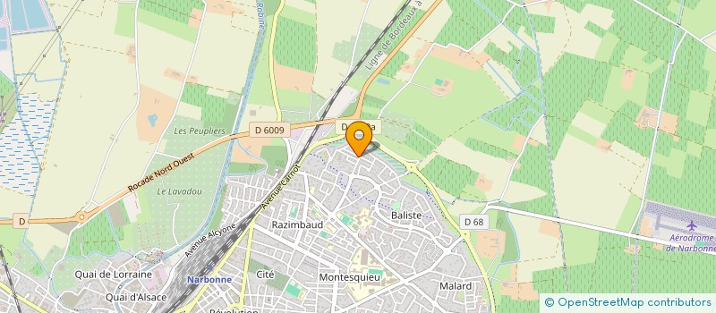 localisation de l'entreprise EQUINOXE  NARBONNE