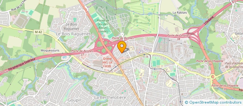 localisation de l'entreprise EQUINOXE  NANTES