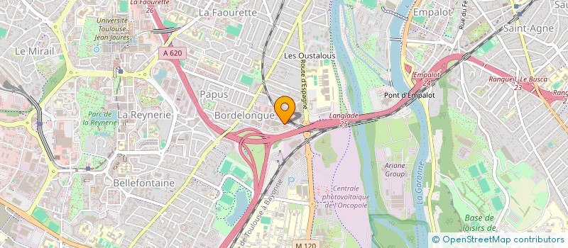 localisation de l'entreprise EQUINOXE  TOULOUSE