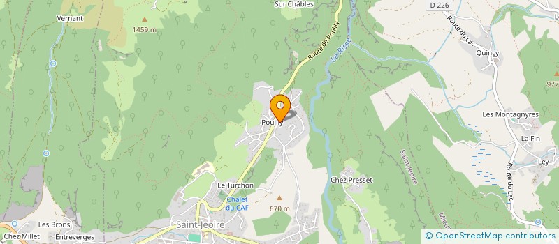 localisation de l'entreprise EQUINOXE  SAINT-JEOIRE