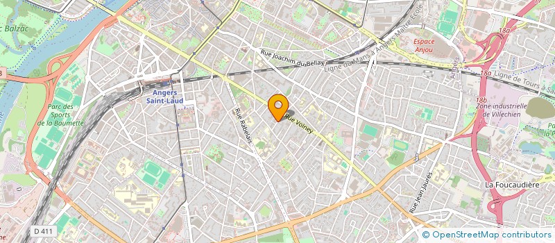 localisation de l'entreprise EQUINOXE à ANGERS