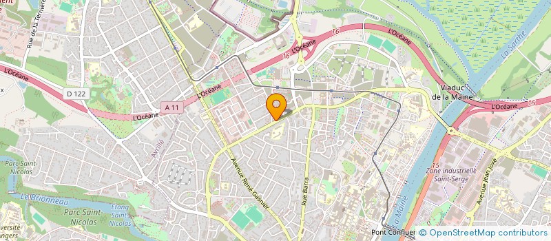 localisation de l'entreprise EQUINOXE  SAINTE-GEMMES-SUR-LOIRE