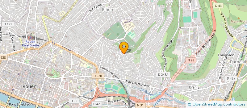 localisation de l'entreprise EQUINOXE à ROUEN