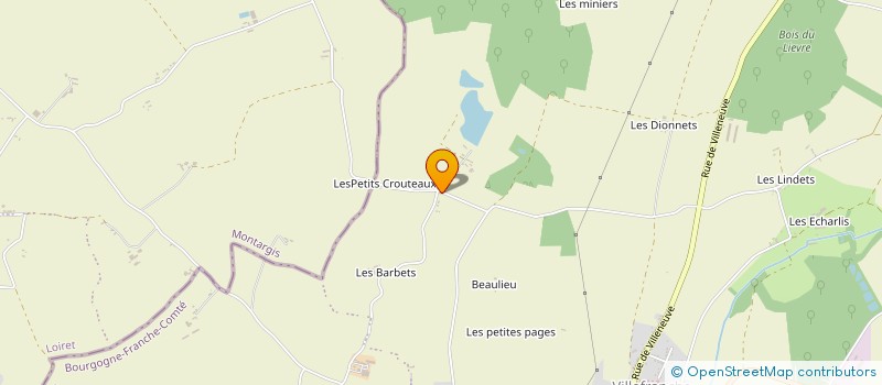 localisation de l'entreprise EQUINOXE à CHARNY OREE DE PUISAYE