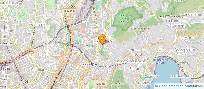 localisation de l'entreprise EQUINOXE à NICE