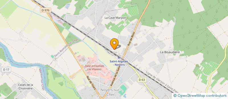 localisation de l'entreprise EQUINOXE  NOYERS-SUR-CHER