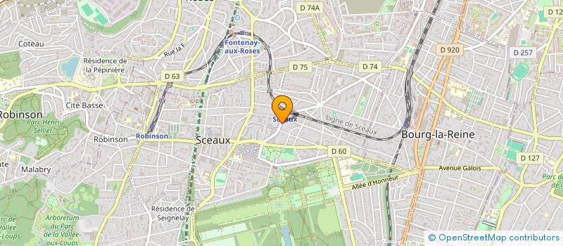 localisation de l'entreprise EQUINOXE AVENIR à SCEAUX
