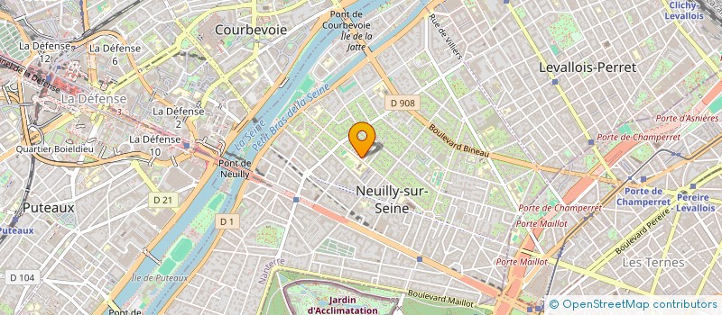 localisation de l'entreprise EQUINOXE - BONIFACIO à NEUILLY-SUR-SEINE
