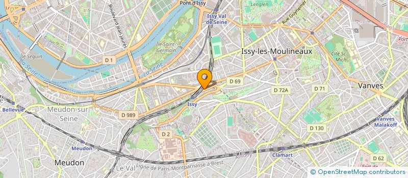 localisation de l'entreprise EQUINOXE COMMUNICATIONS à ISSY-LES-MOULINEAUX