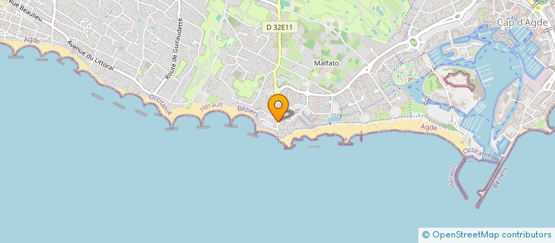 localisation de l'entreprise EQUINOXE CONSTRUCTIONS  AGDE