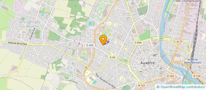 localisation de l'entreprise EQUINOXE CONSULTANT à AUXERRE