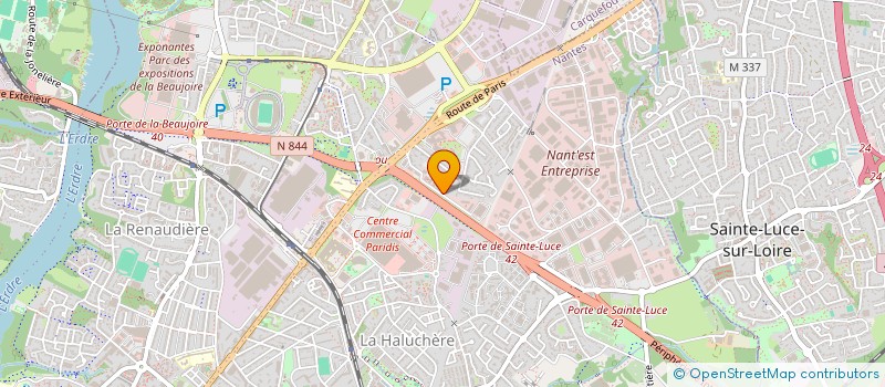 localisation de l'entreprise EQUINOXE INGENIERIE  NANTES