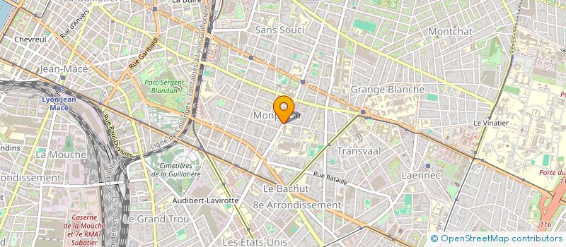 localisation de l'entreprise EQUINOXE L.M.  LYON