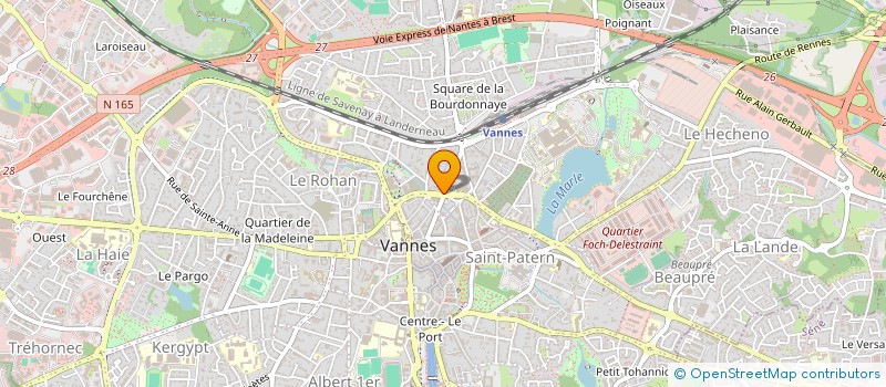 localisation de l'entreprise EQUINOXE LK à VANNES
