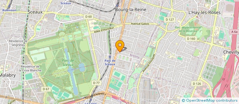 localisation de l'entreprise EQUINOXE PHARMA à ANTONY