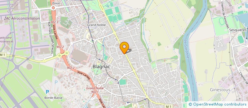 localisation de l'entreprise EQUINOXE YOGA à BLAGNAC