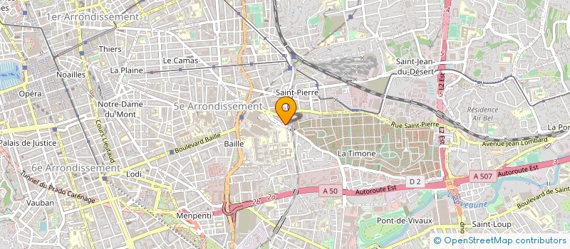 localisation de l'entreprise EQUINOXES à MARSEILLE