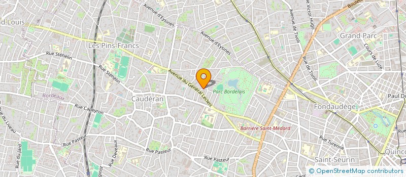 localisation de l'entreprise EQUINOXES  BORDEAUX