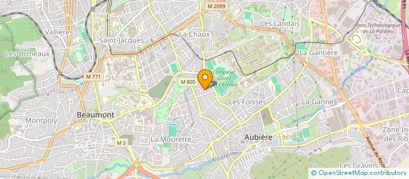 localisation de l'entreprise EQUINOXES  AUBIERE