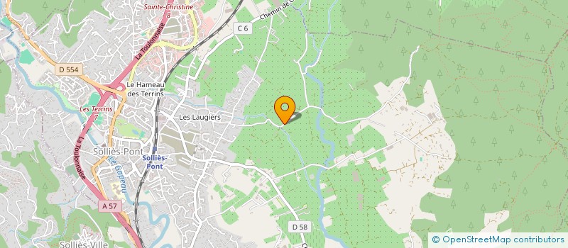 localisation de l'entreprise EQUINTESSENS  SOLLIES-PONT