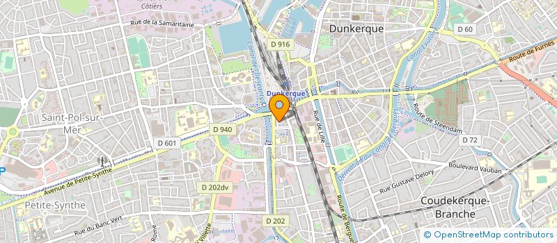 localisation de l'entreprise EQUIP'ACTION à DUNKERQUE