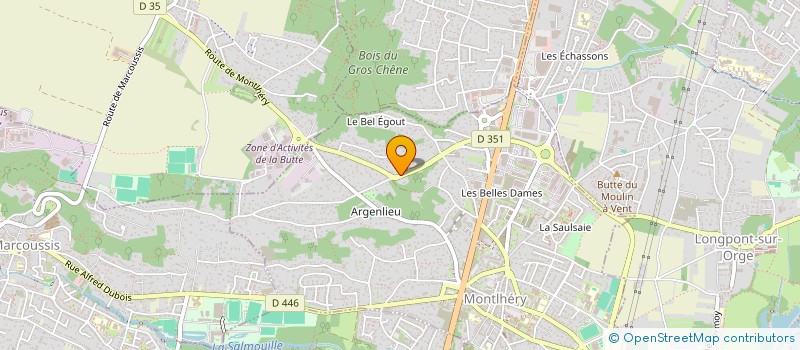 localisation de l'entreprise EQUIP' AGE à MONTLHERY