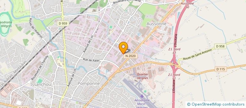 localisation de l'entreprise EQUIP'BIKE à MONTAUBAN