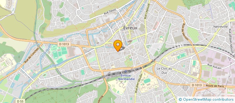 localisation de l'entreprise EQUIP'ECO  EVREUX