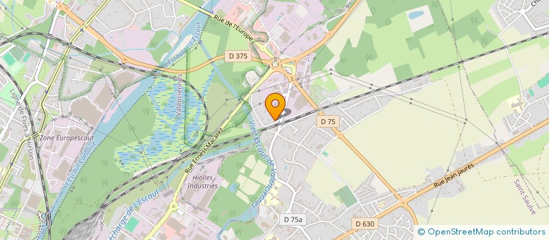 localisation de l'entreprise EQUIP' ELEC à SAINT-SAULVE