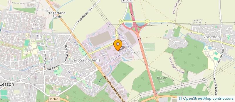 localisation de l'entreprise EQUIP ELEC 77 à VERT-SAINT-DENIS