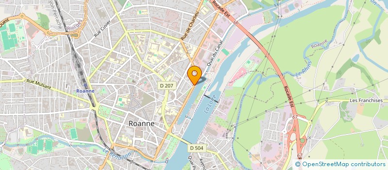 localisation de l'entreprise EQUIP'EN SELLE EN ROANNAIS  ROANNE