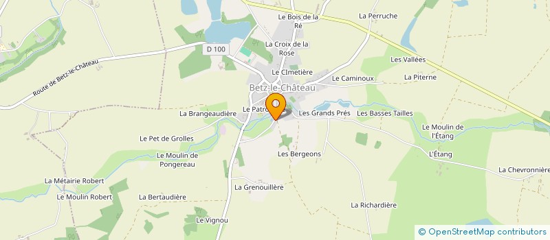 localisation de l'entreprise EQUIP'ETANGS à BETZ-LE-CHATEAU