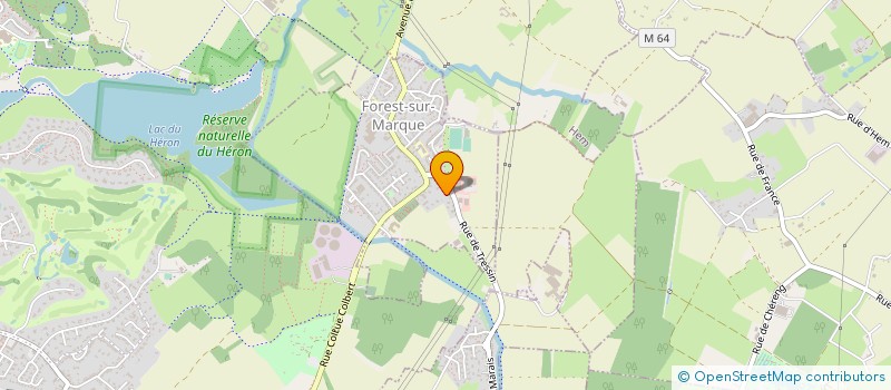 localisation de l'entreprise EQUIP FROID ET COLLECTIVITES à FOREST-SUR-MARQUE