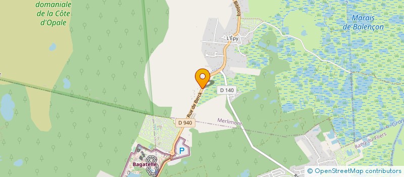 localisation de l'entreprise EQUIP'HPA -HAUTE FRANCE  MERLIMONT